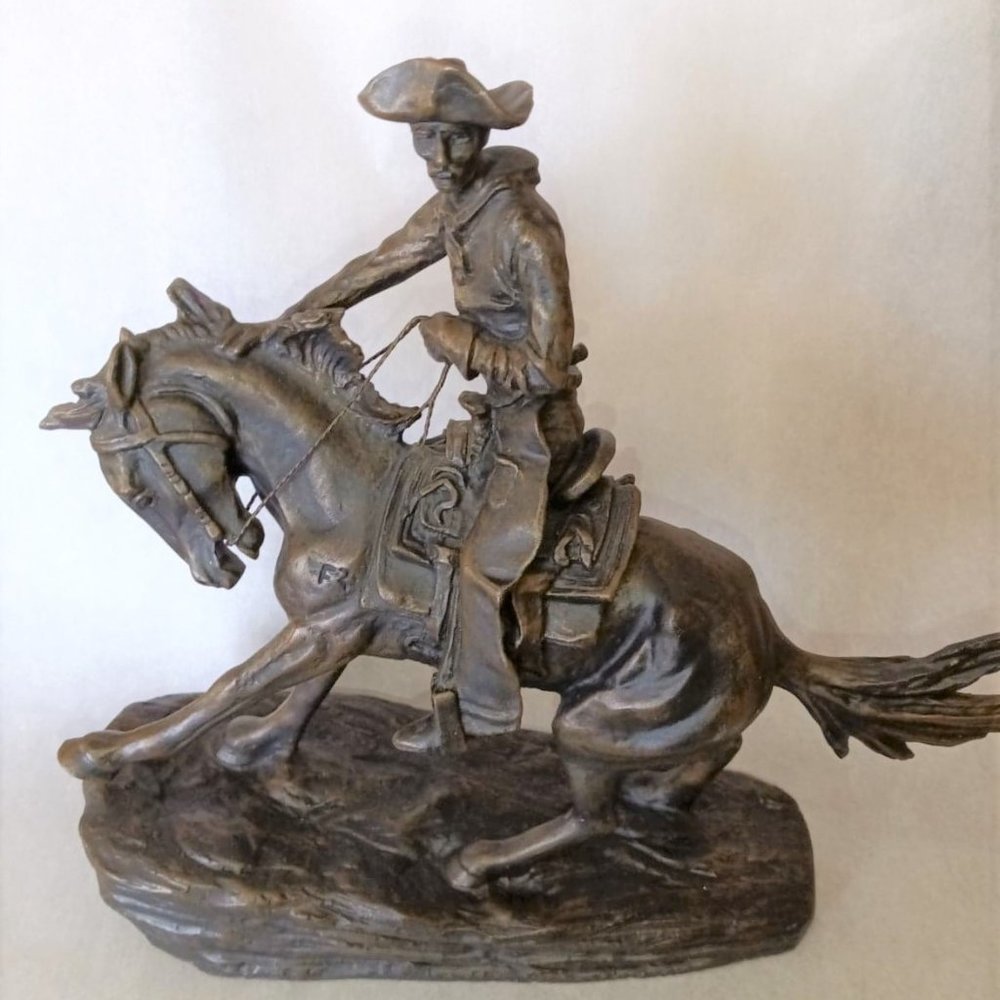 Bronze Statue ~ The Cowboy ~ Frederic Remington